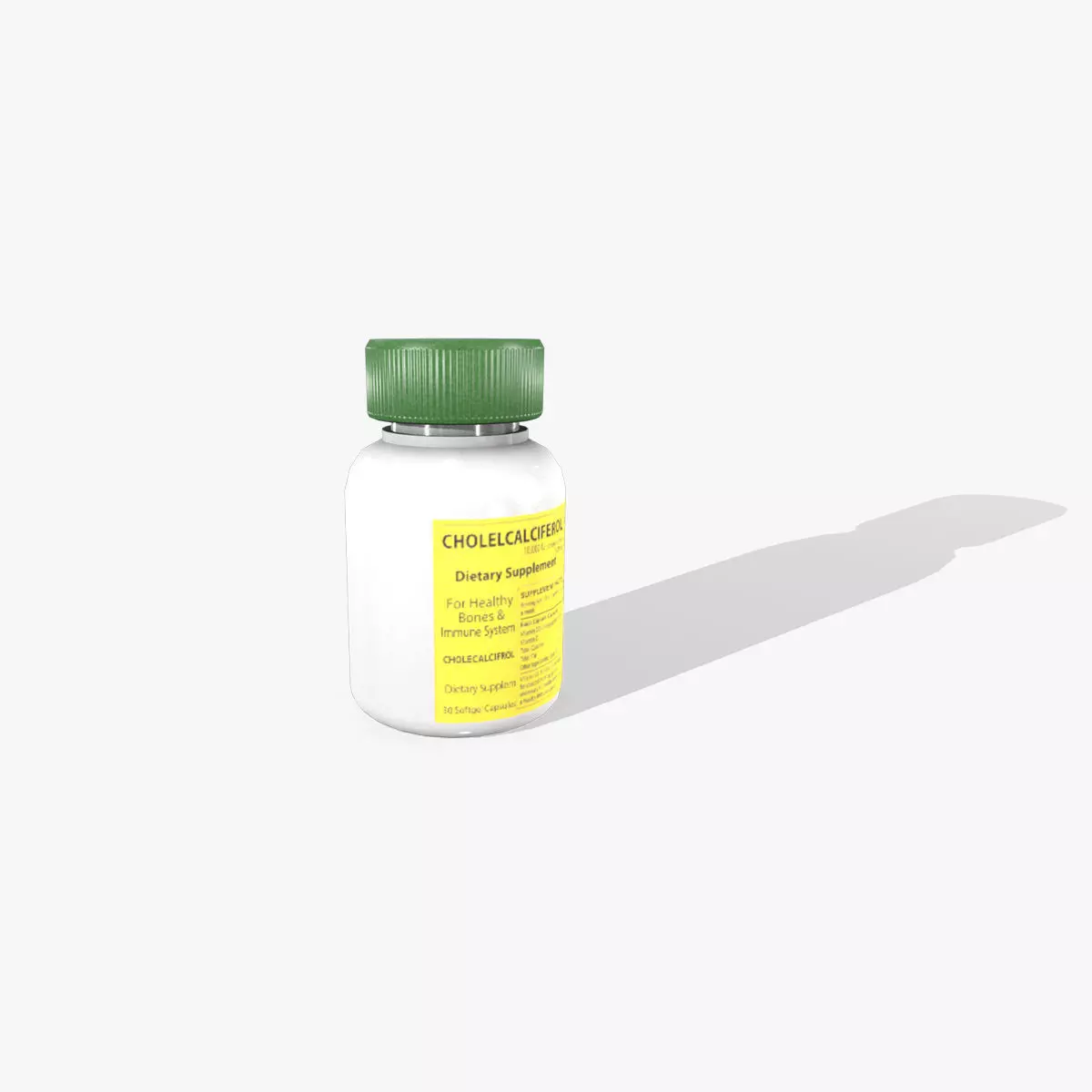 Medicine Bottle 06 Low-poly 3D model