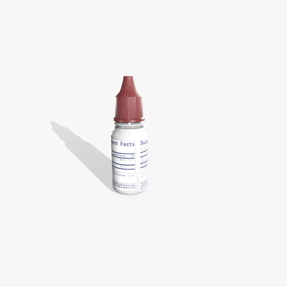 Medicine Bottle 07 Low-poly 3D model