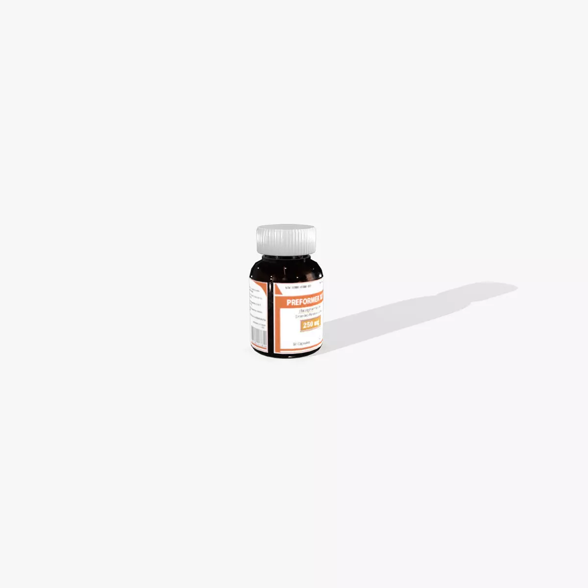 Medicine Bottle 09 Low-poly 3D model