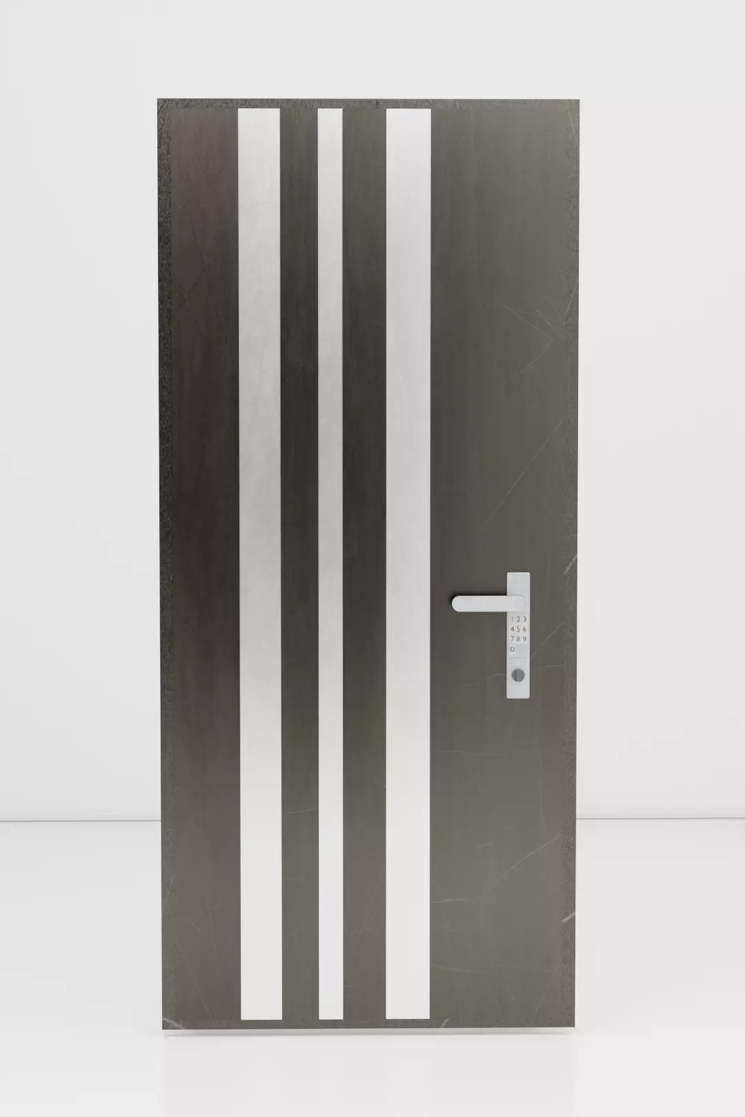 Safe Vault Door and Metal Security Door with Interior Scene 3D model_4