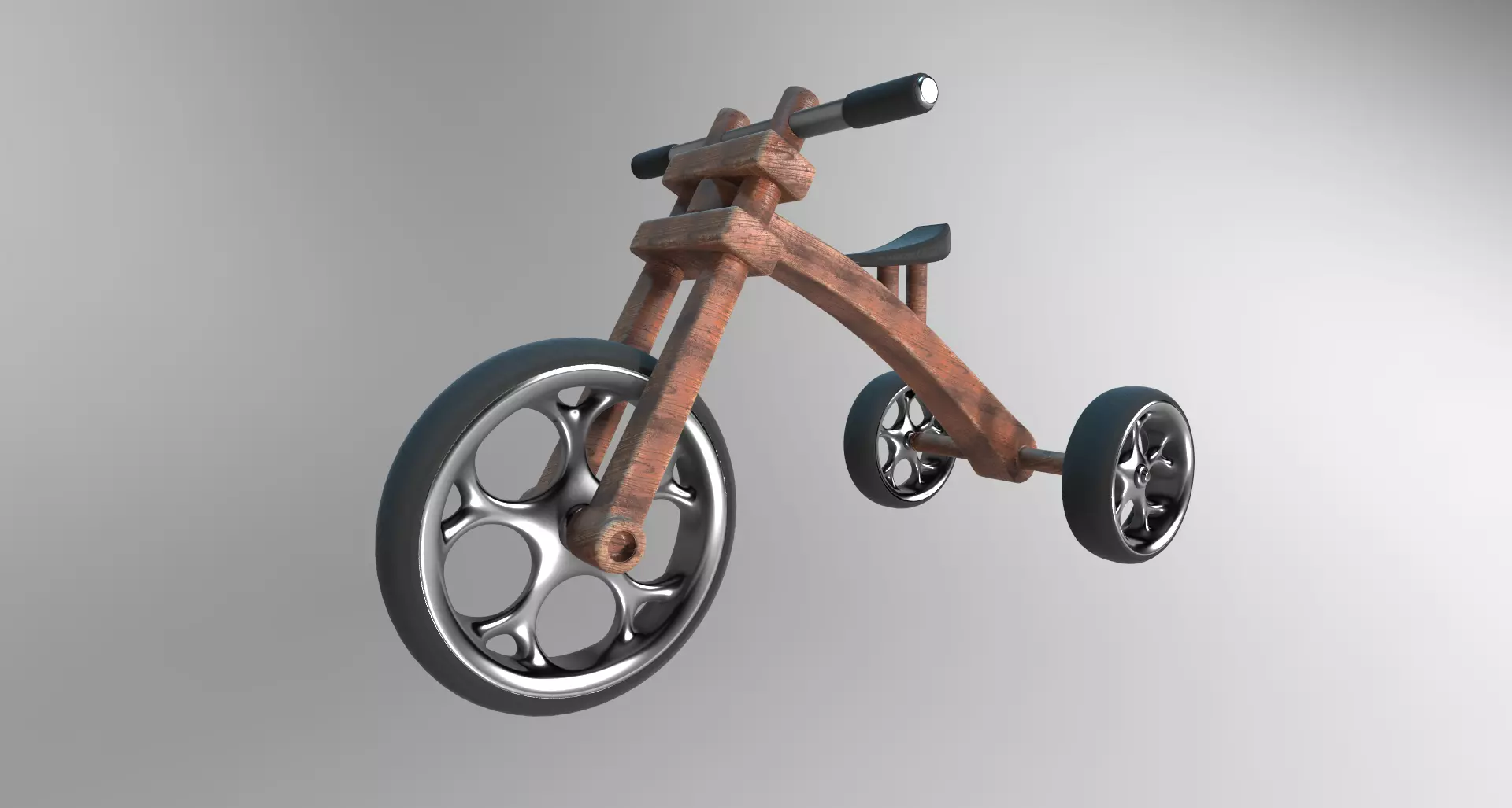 BALLANCE BIKE RIKE KIDS Low-poly 3D model_0
