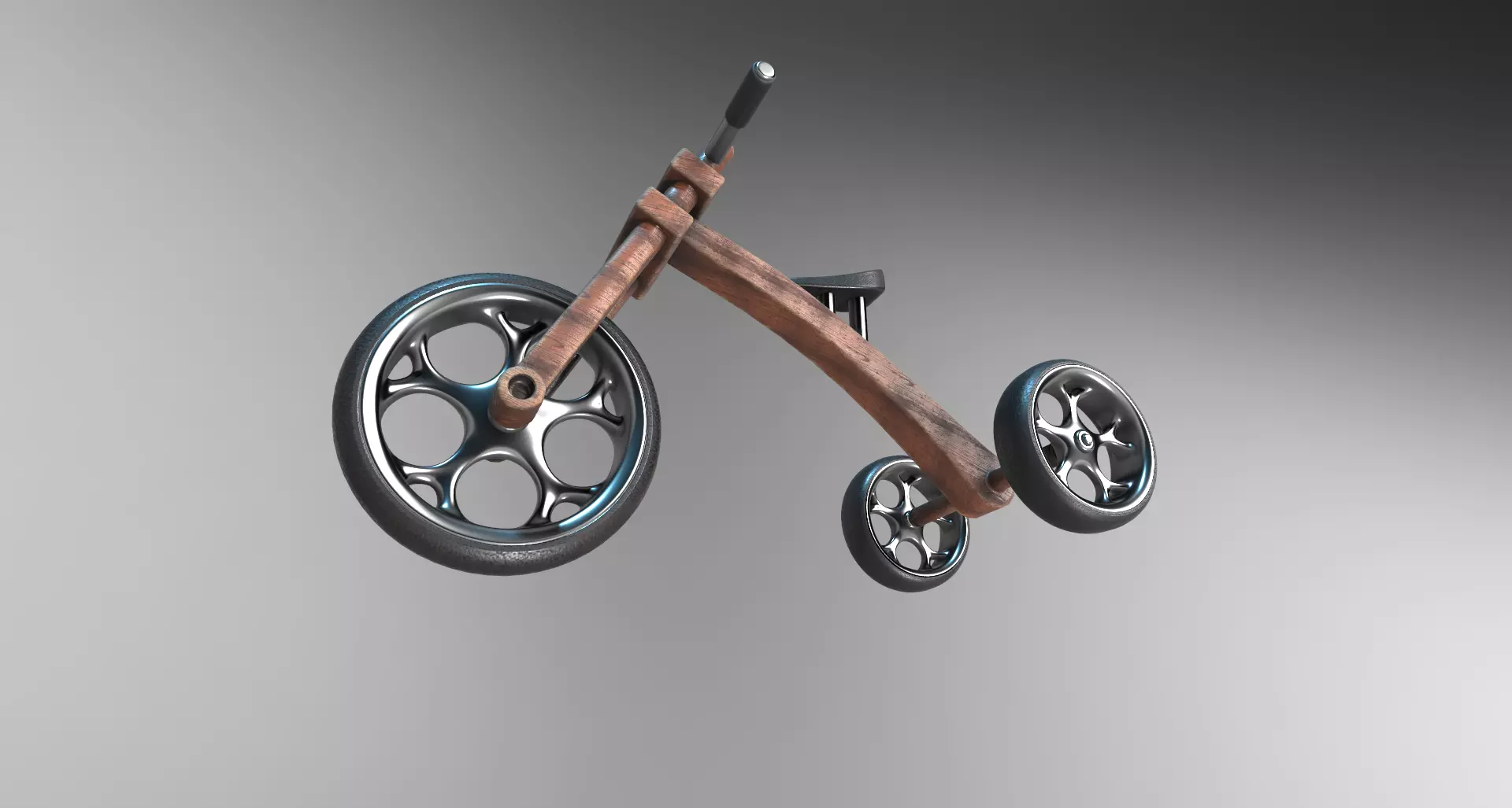 BALLANCE BIKE RIKE KIDS Low-poly 3D model_3