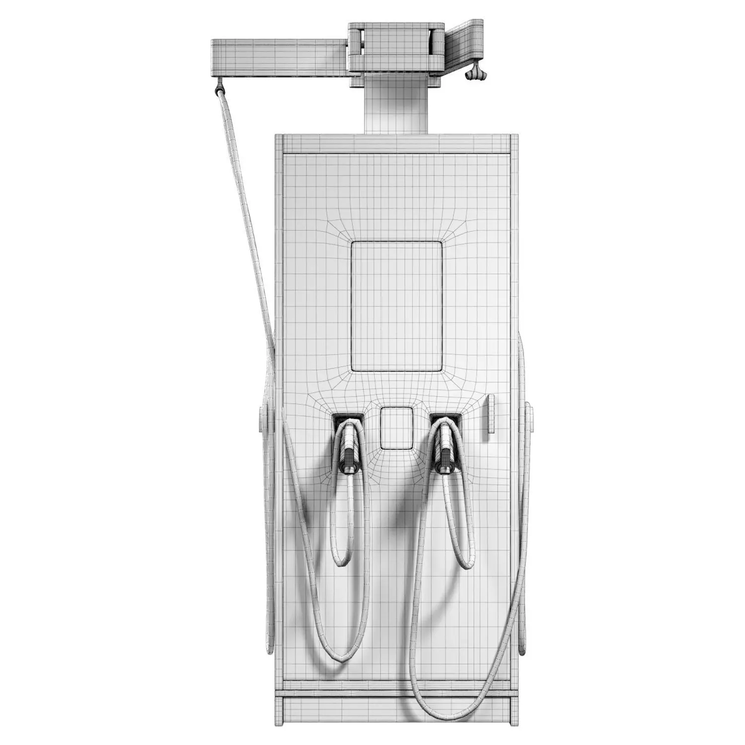 Turbo Series DC Charger Low-poly 3D model_6