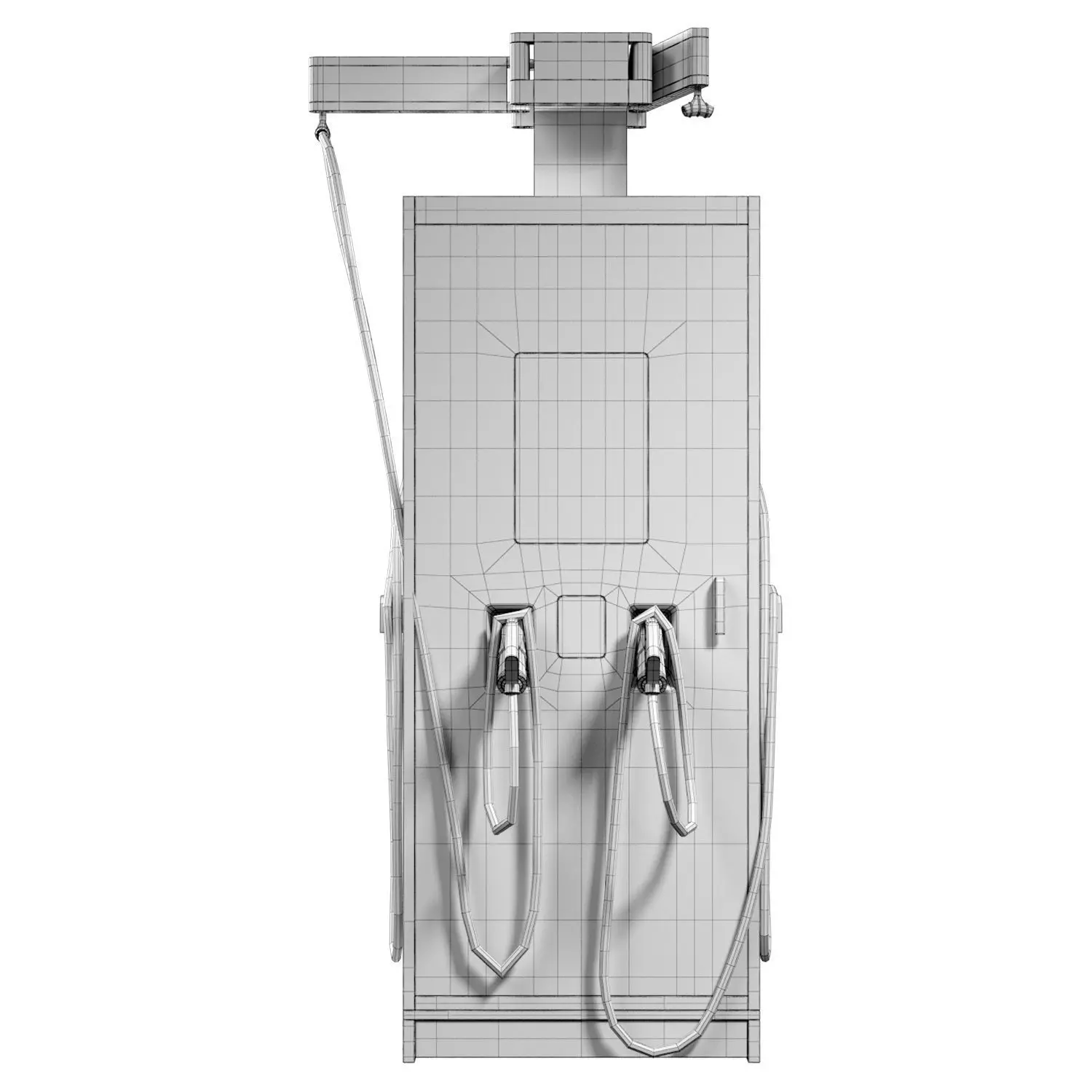 Turbo Series DC Charger Low-poly 3D model_5