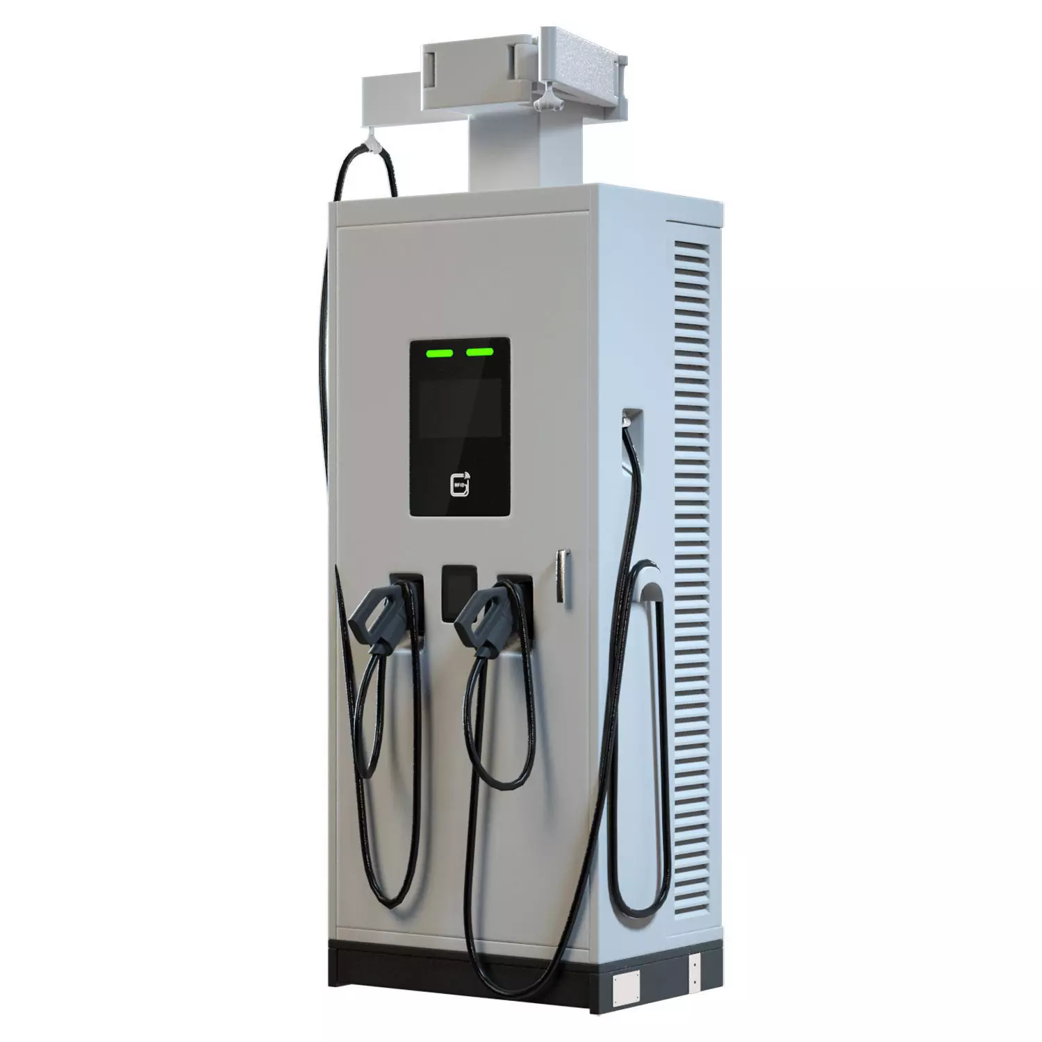 Turbo Series DC Charger Low-poly 3D model_1