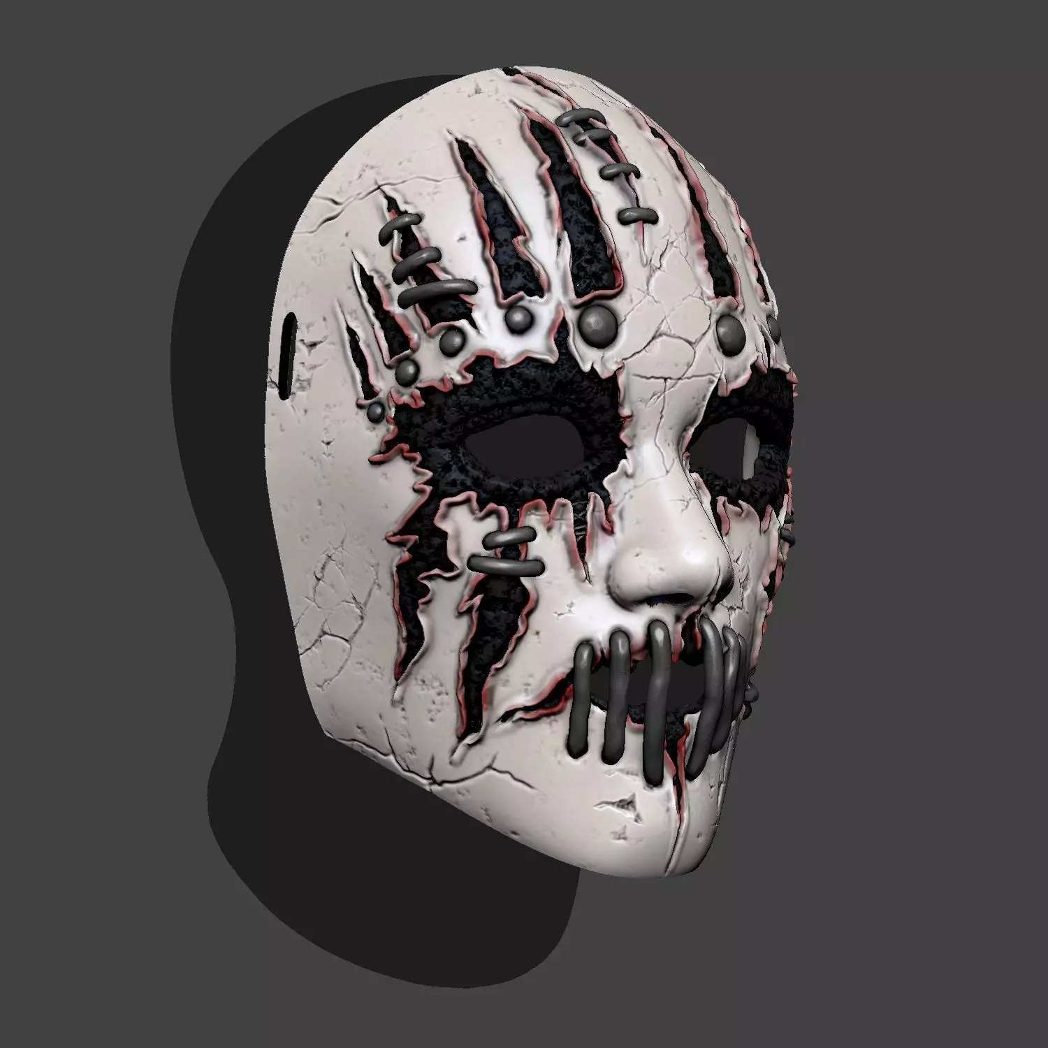 Joey Jordison Cosplay Mask  3D print model_0