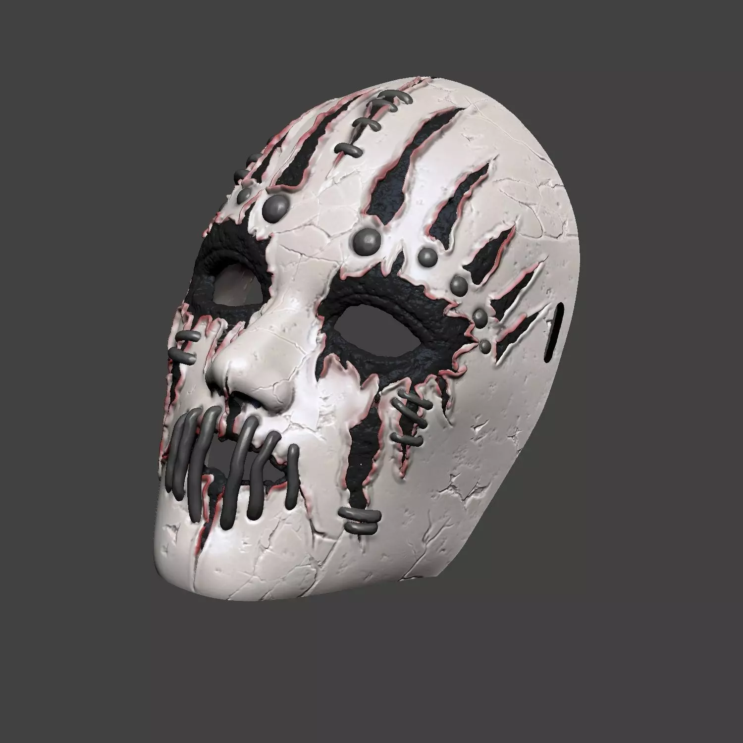 Joey Jordison Cosplay Mask  3D print model_11
