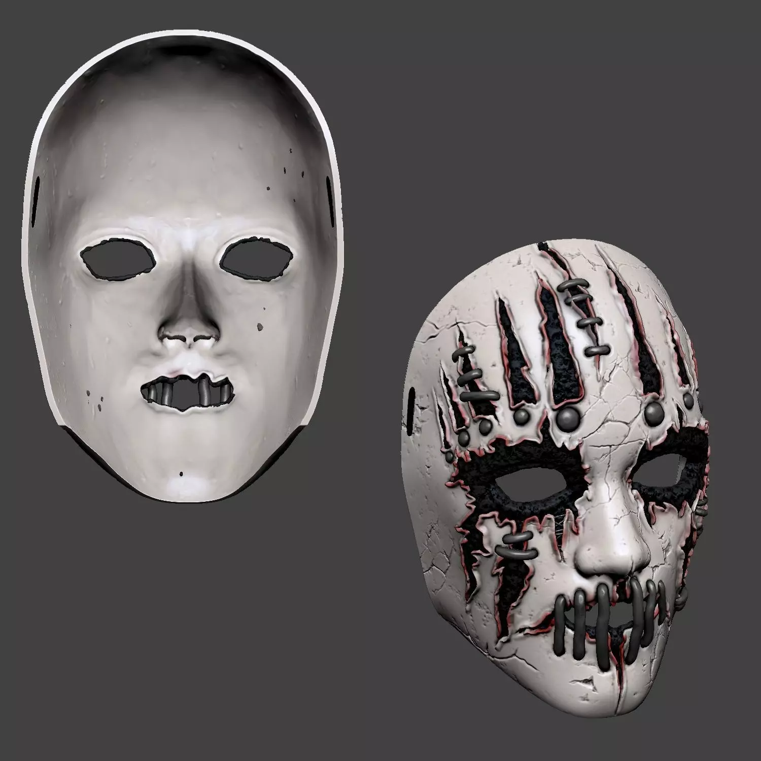 Joey Jordison Cosplay Mask  3D print model_5
