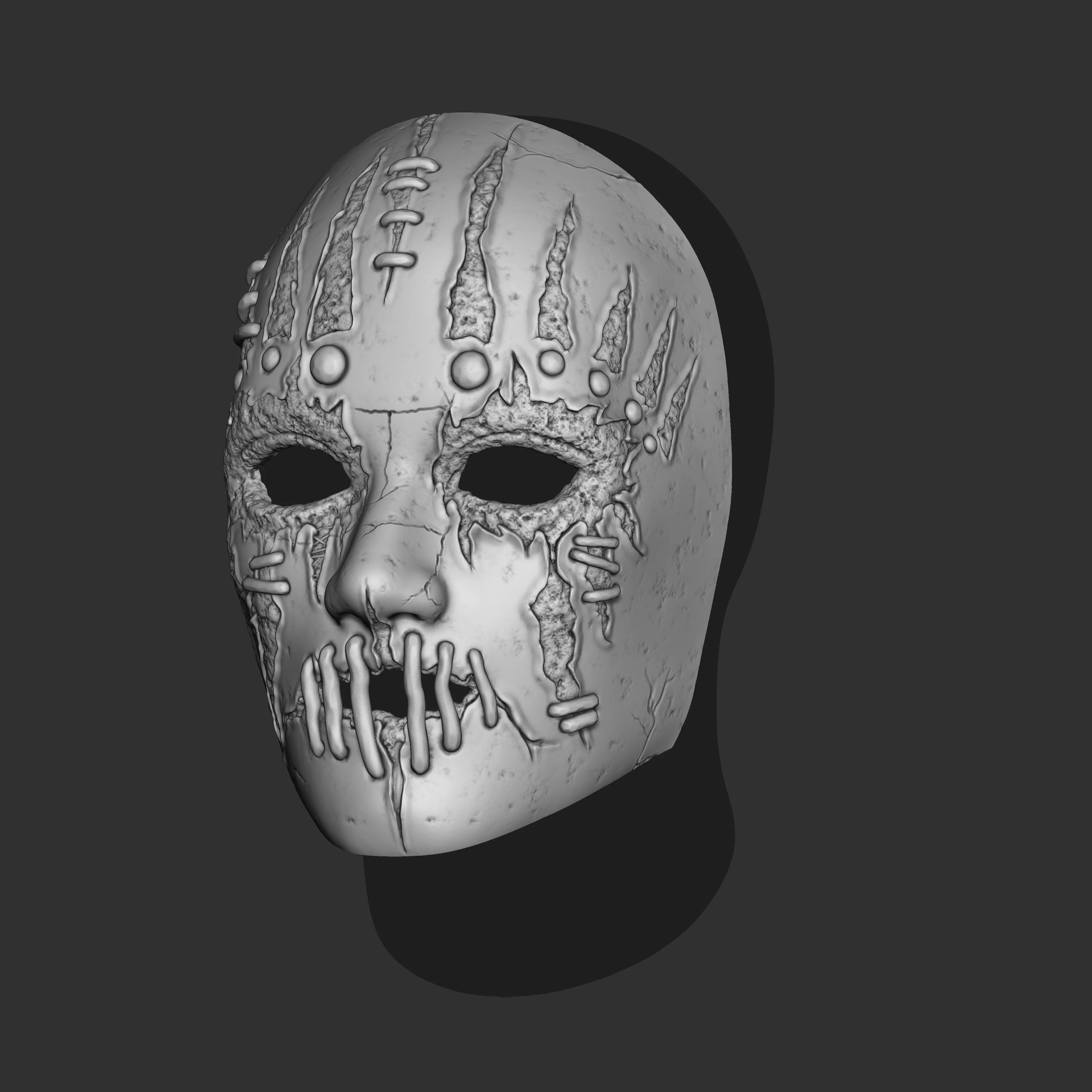 Joey Jordison Cosplay Mask  3D print model_12