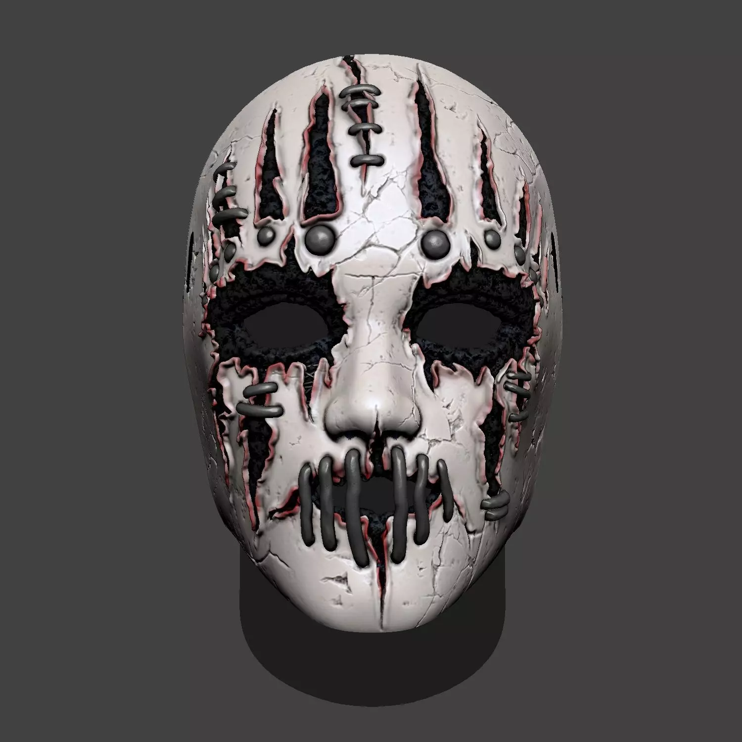 Joey Jordison Cosplay Mask  3D print model_4