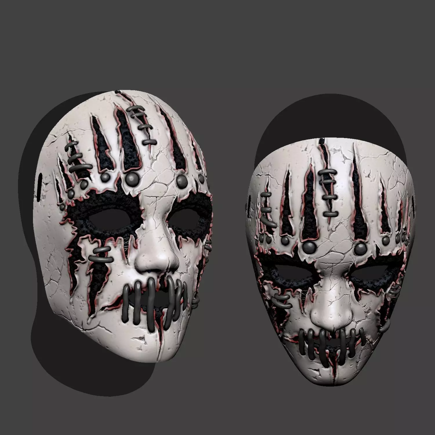 Joey Jordison Cosplay Mask  3D print model_1