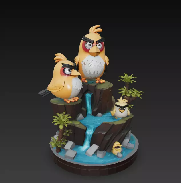 Angry Birds 2 3D print model