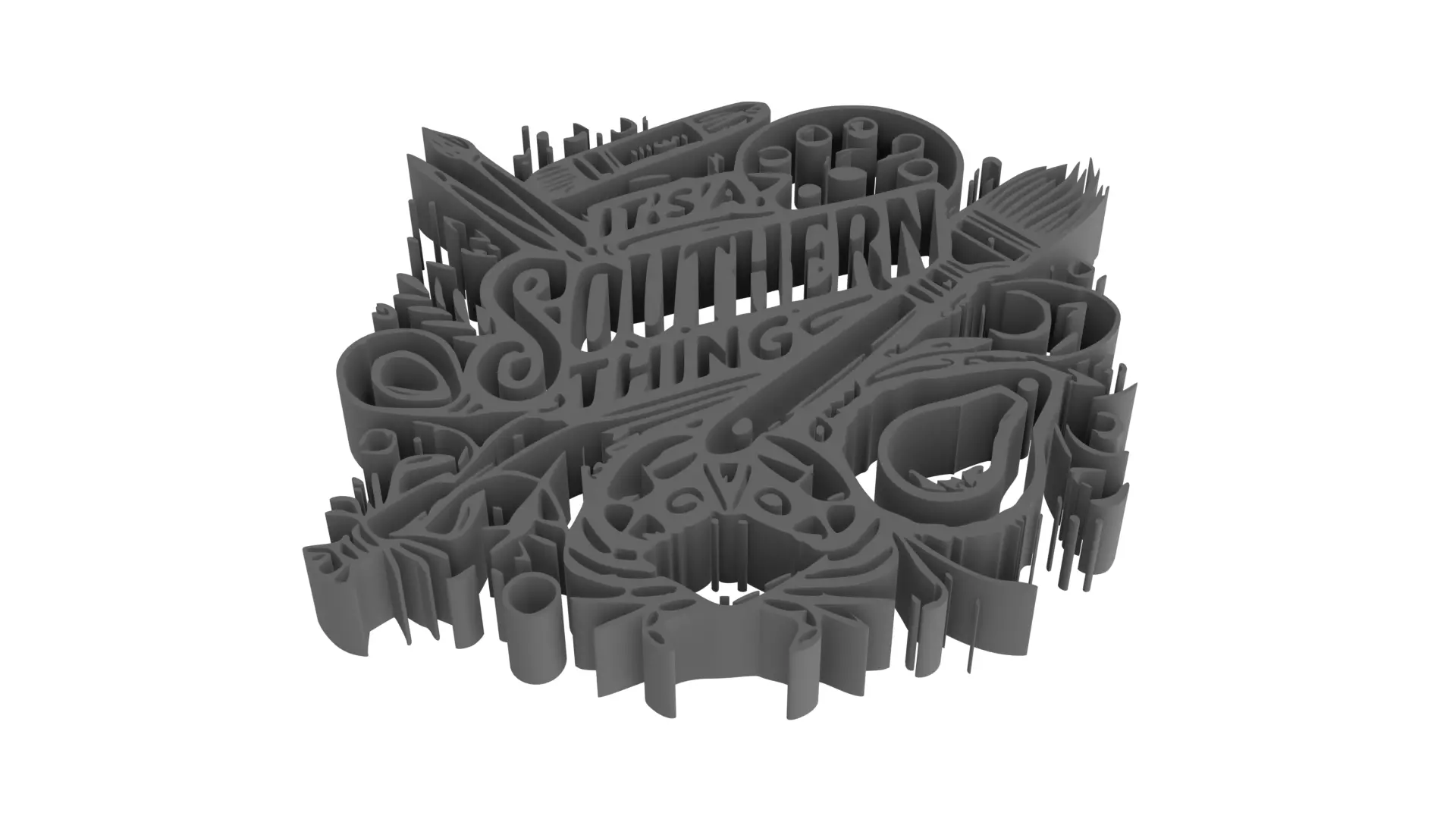 Southern Thing Logo 3D model