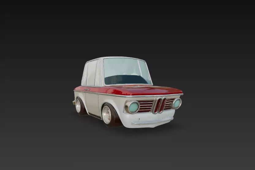 BMW CARTOON 3D print model