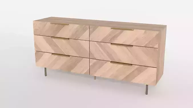 Nera 6-Drawer Double Dresser