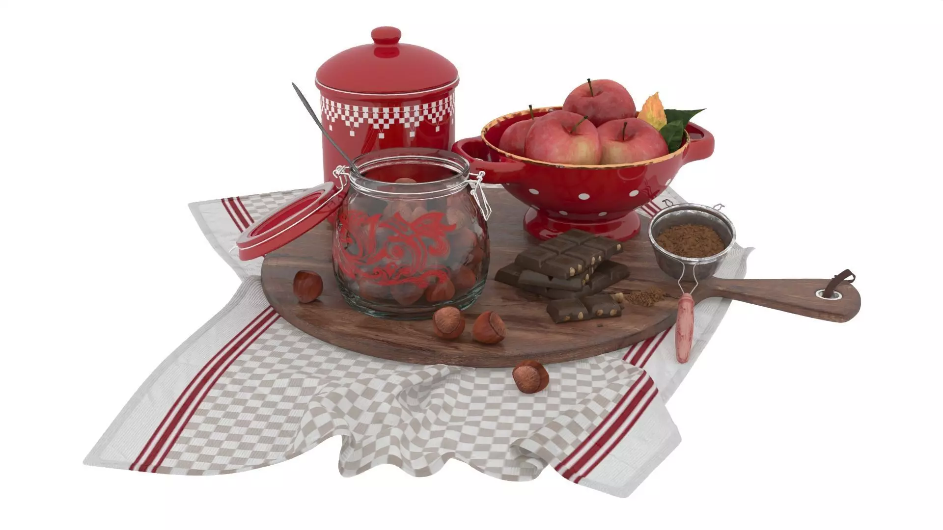 Decorative Set 3D model_8