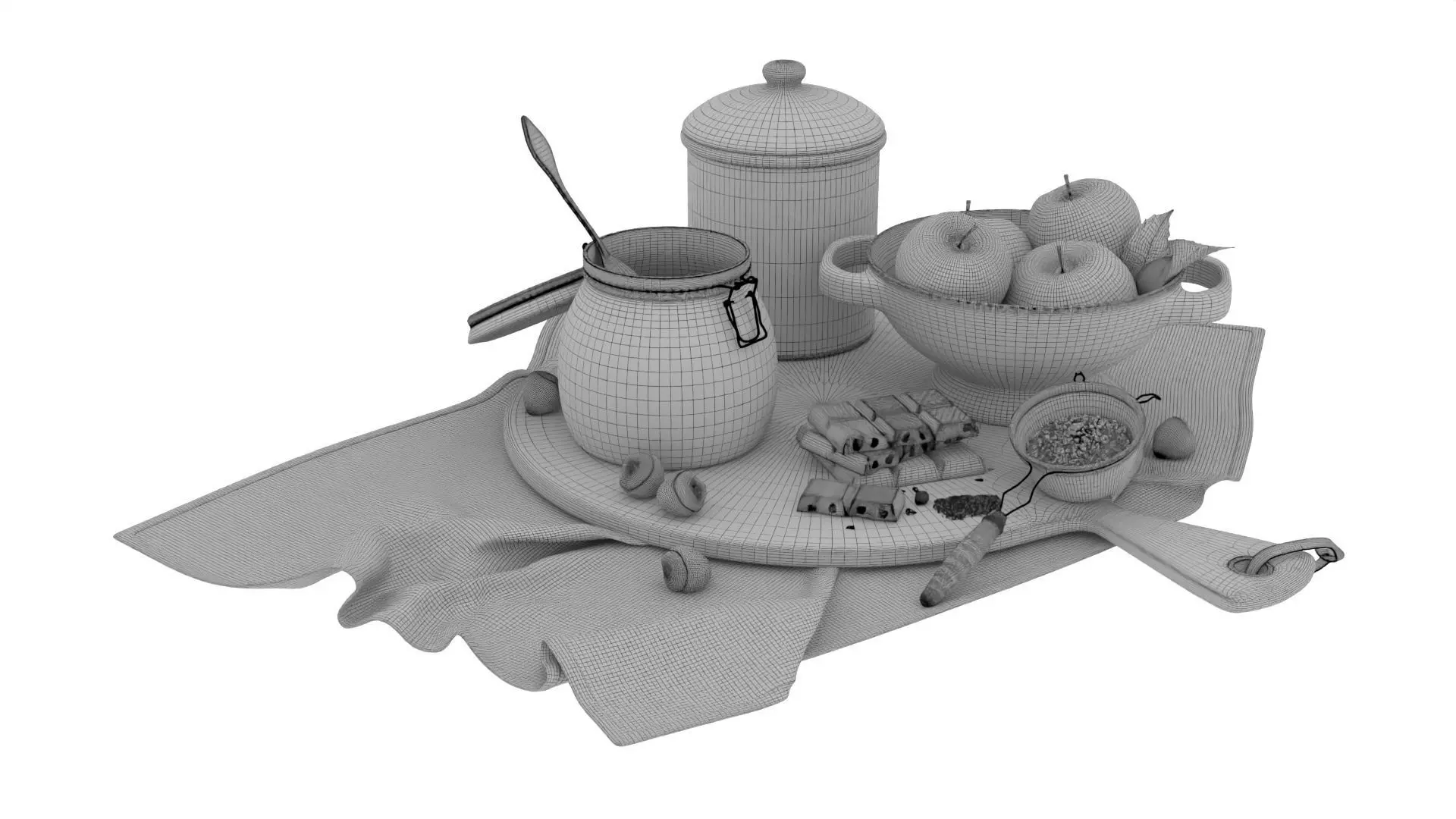 Decorative Set 3D model_16
