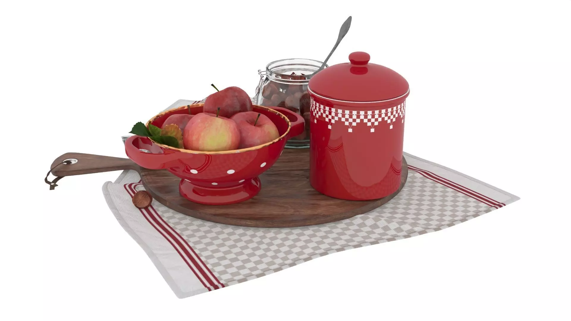 Decorative Set 3D model_2