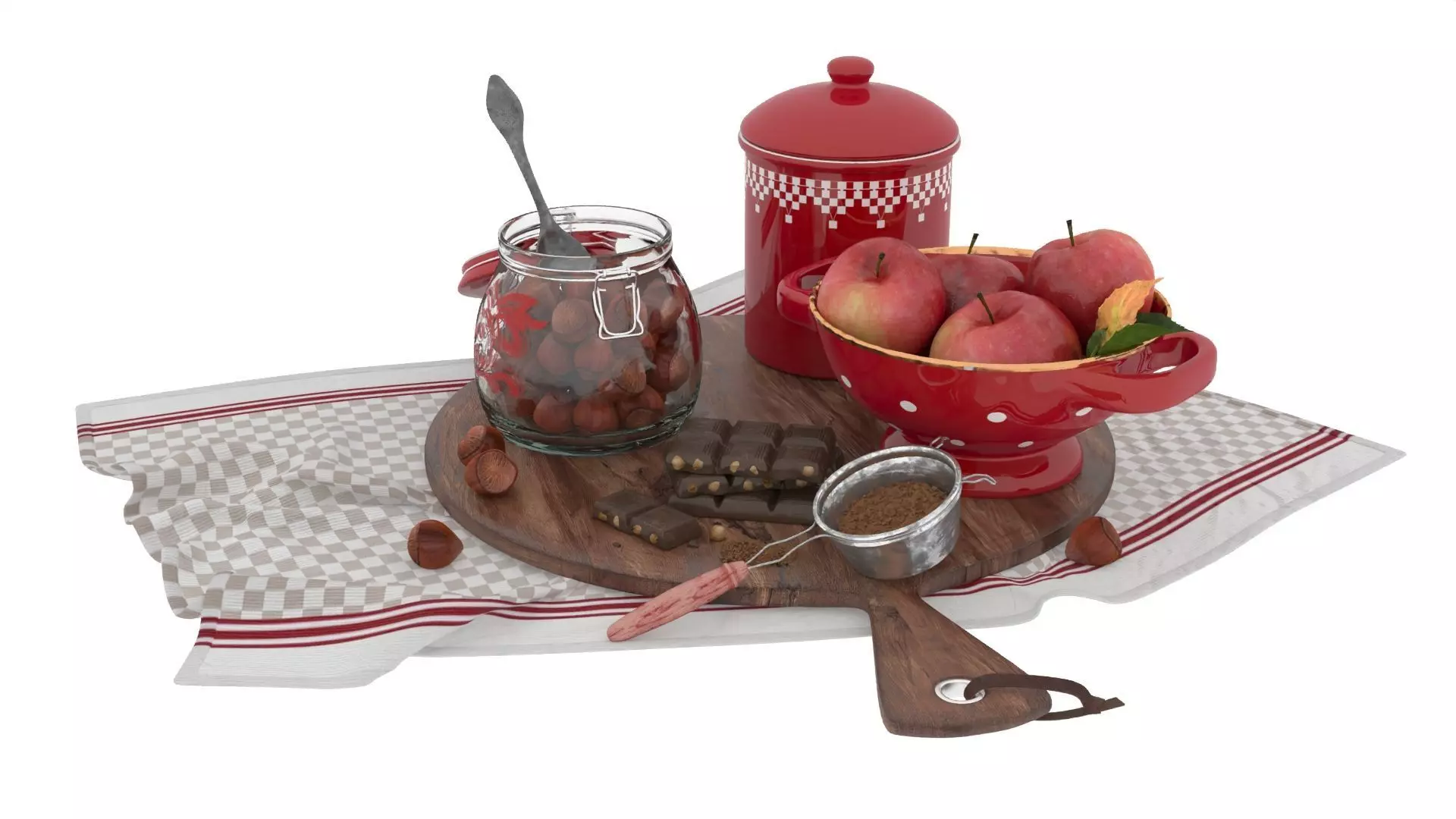 Decorative Set 3D model_7