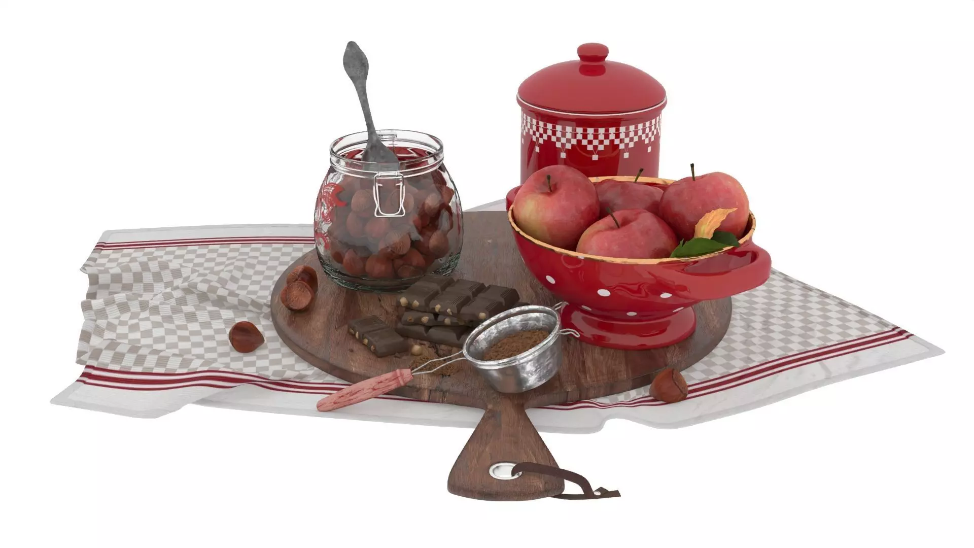 Decorative Set 3D model_6