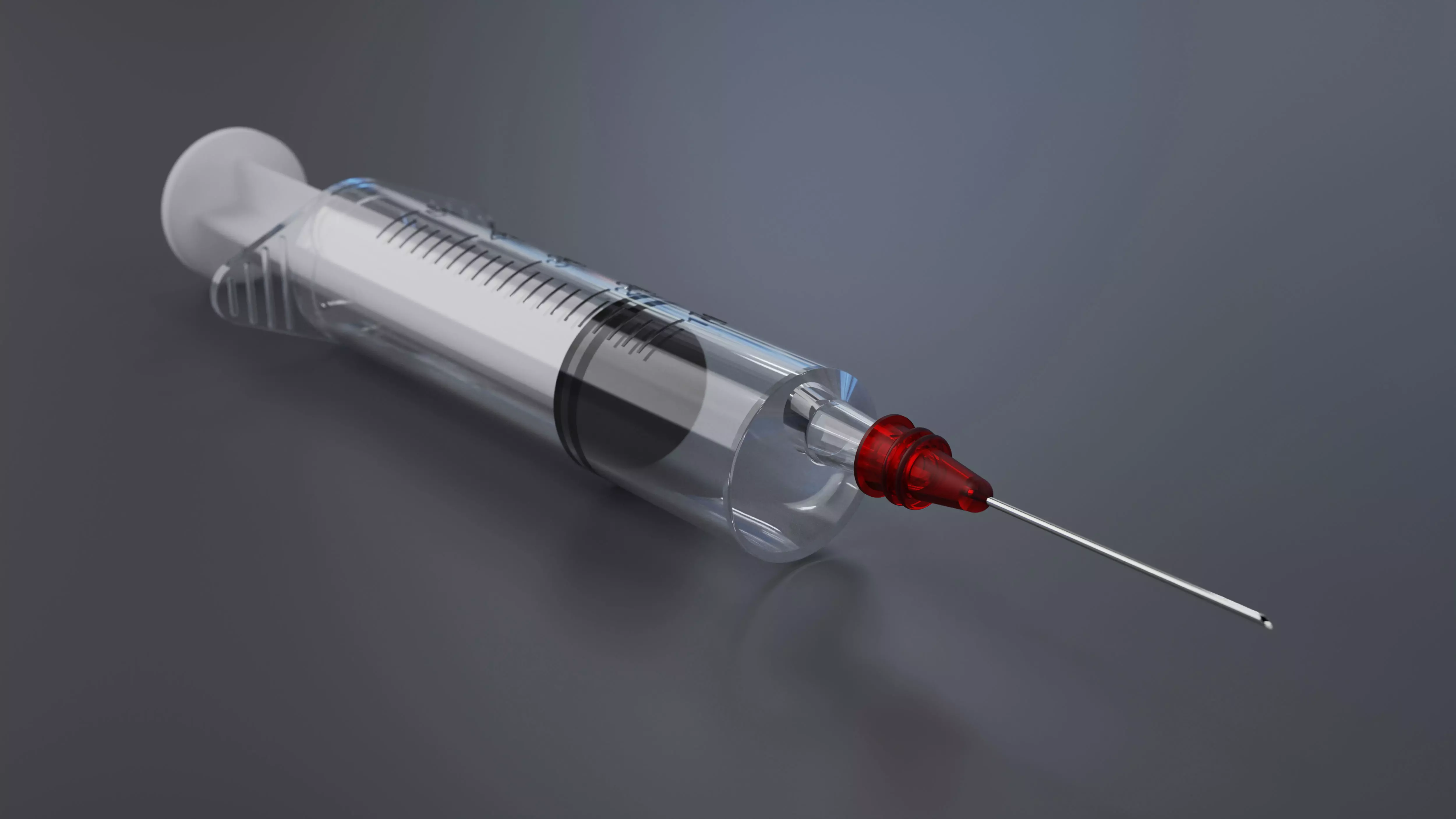 Medical syringe 3D model 3D model_0