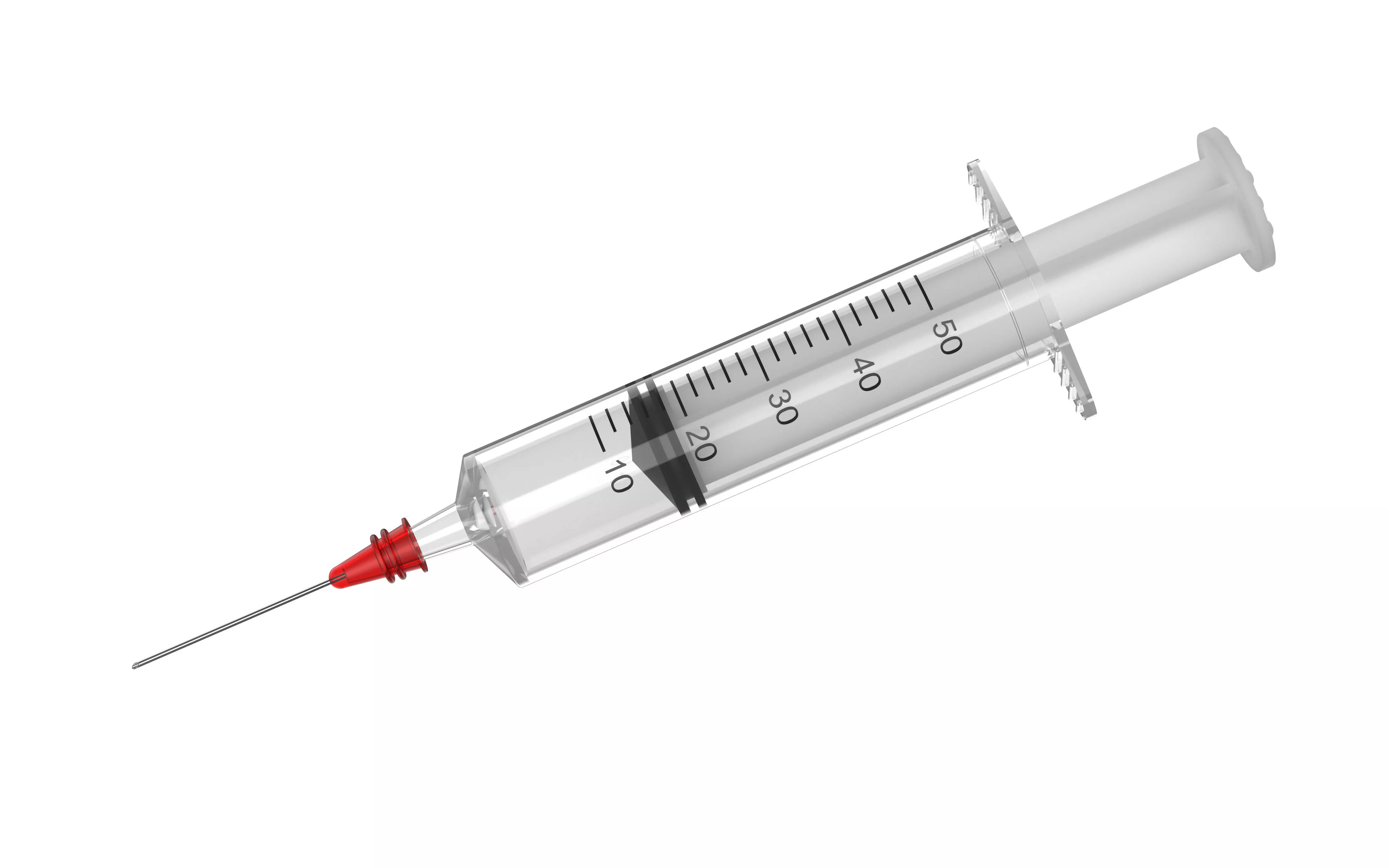 Medical syringe 3D model 3D model_3