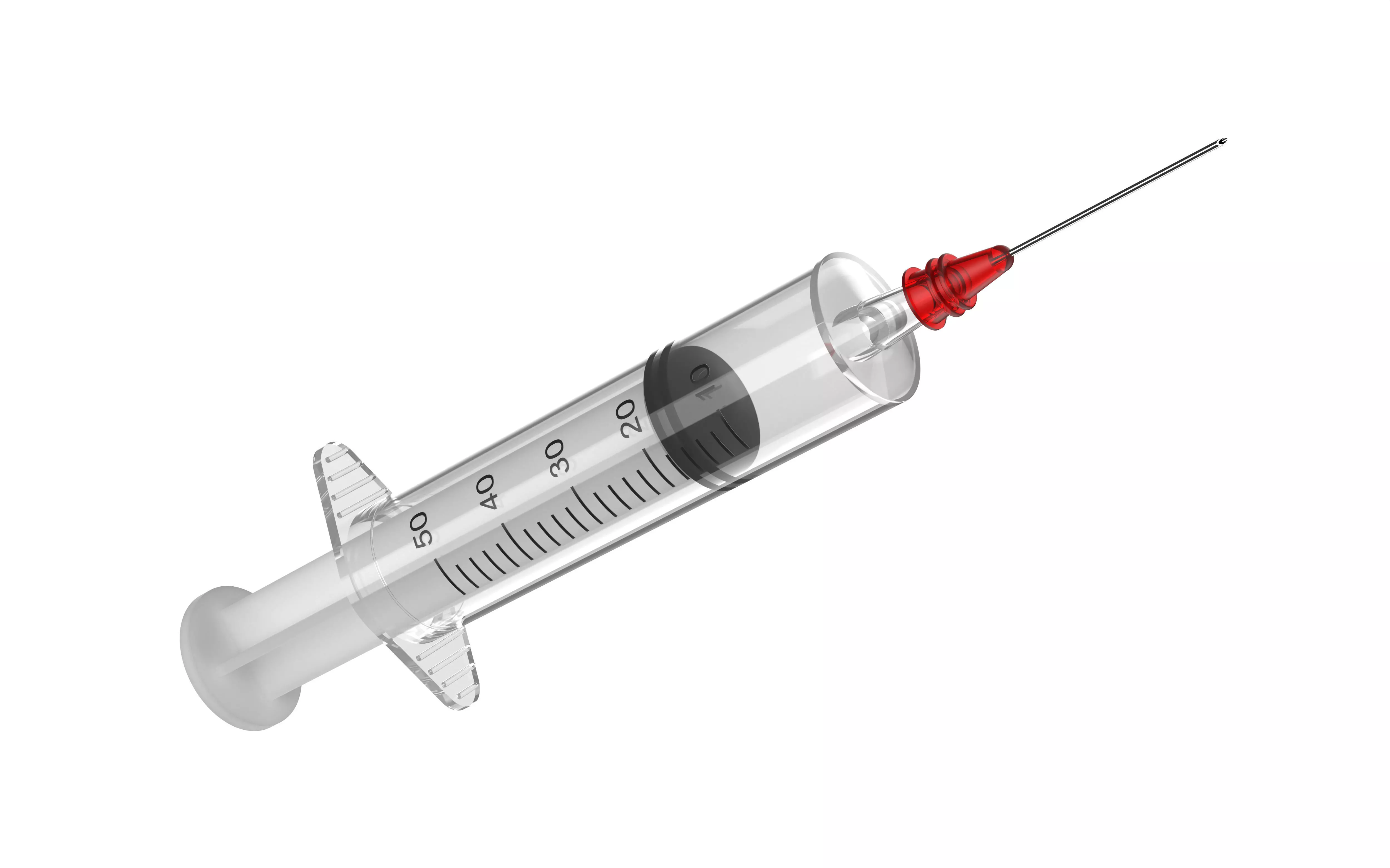 Medical syringe 3D model 3D model_2