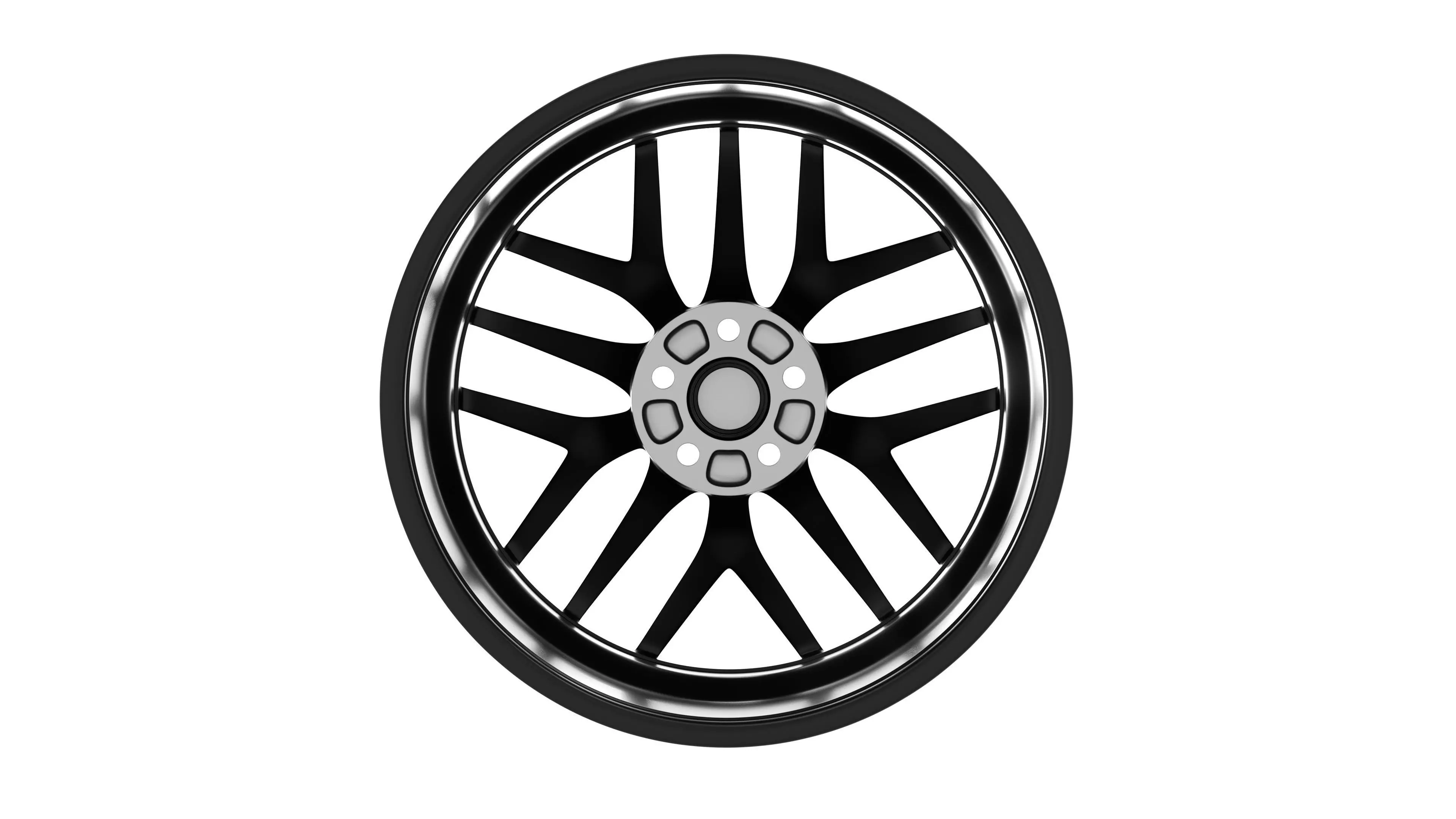 BBS CC-R Low-poly 3D model_5