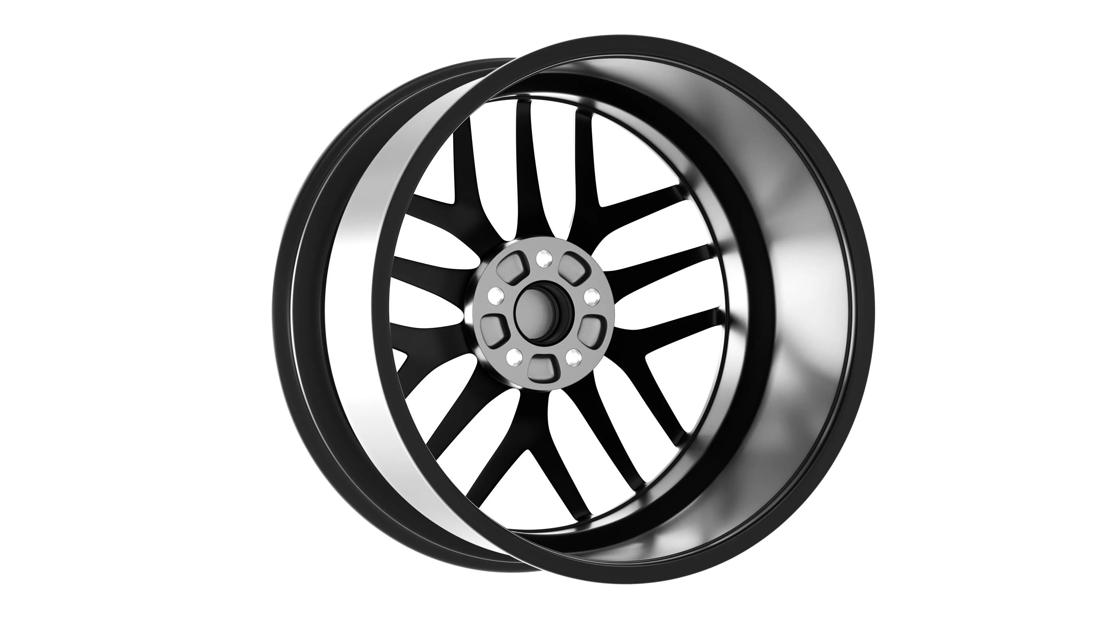 BBS CC-R Low-poly 3D model_4