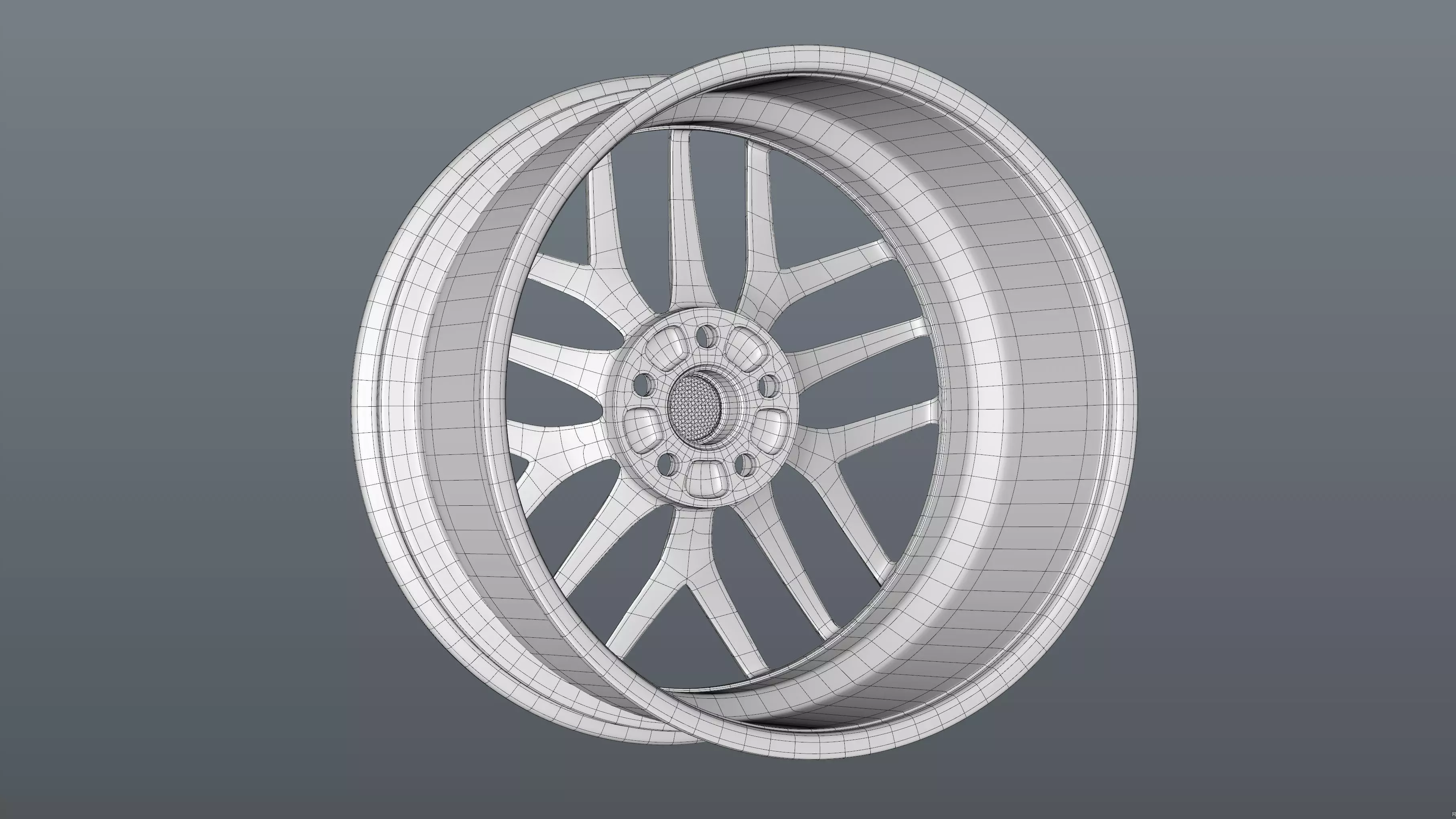 BBS CC-R Low-poly 3D model_26