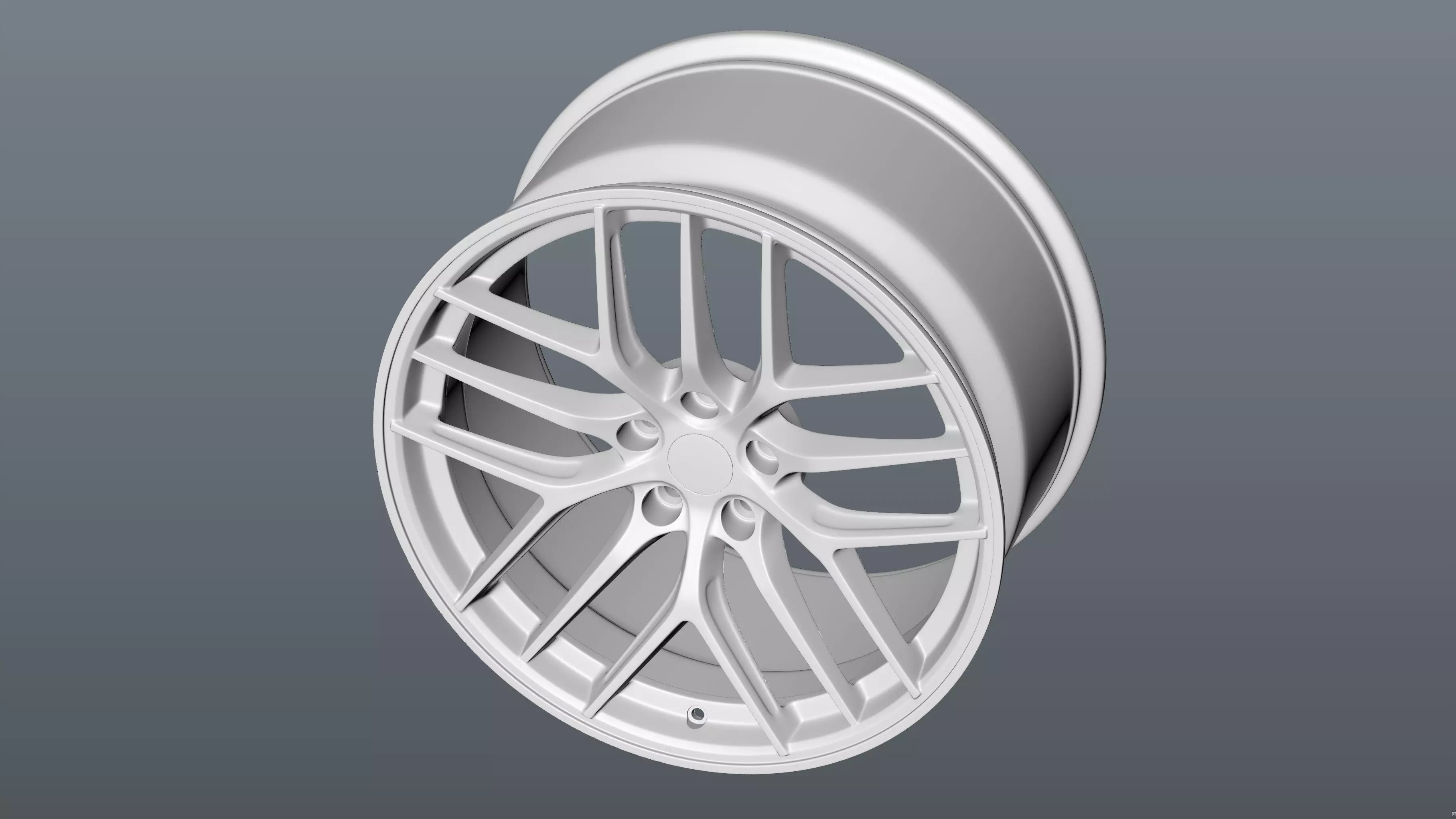 BBS CC-R Low-poly 3D model_14