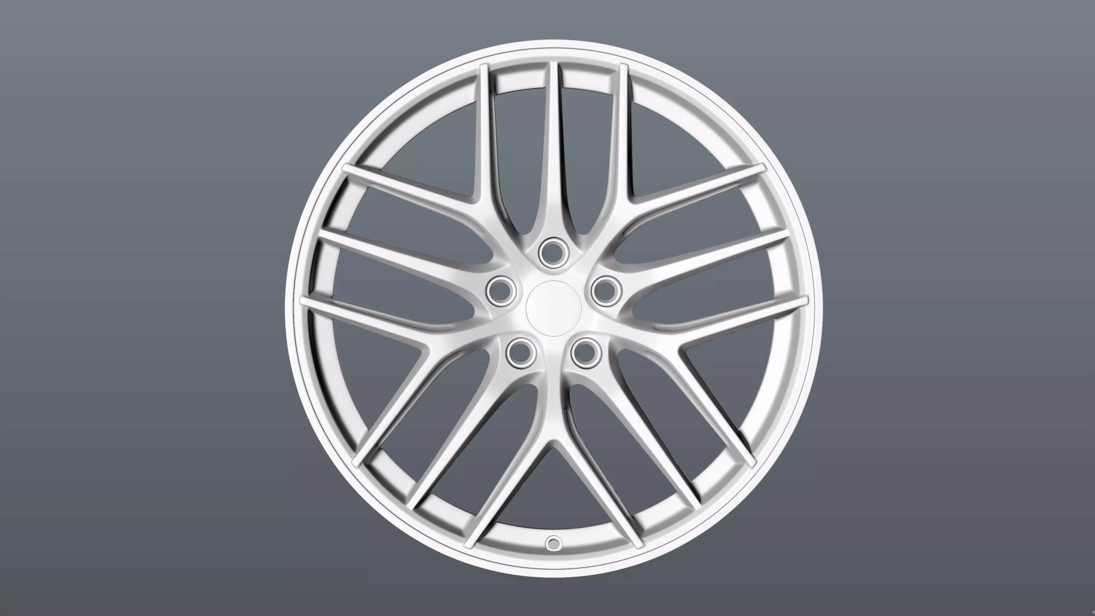 BBS CC-R Low-poly 3D model_13