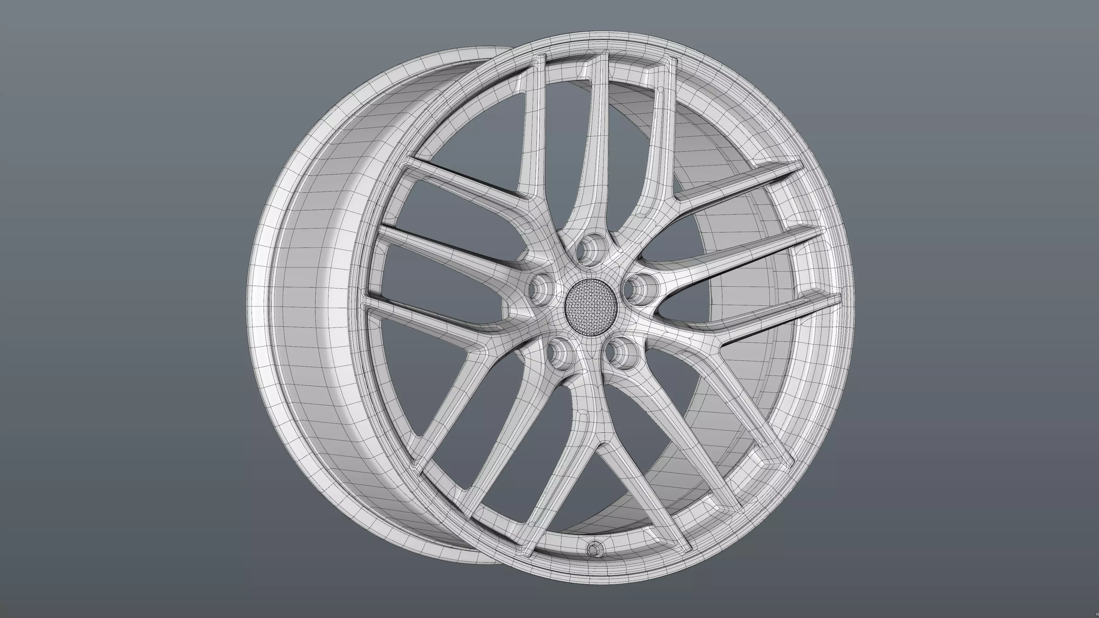 BBS CC-R Low-poly 3D model_23