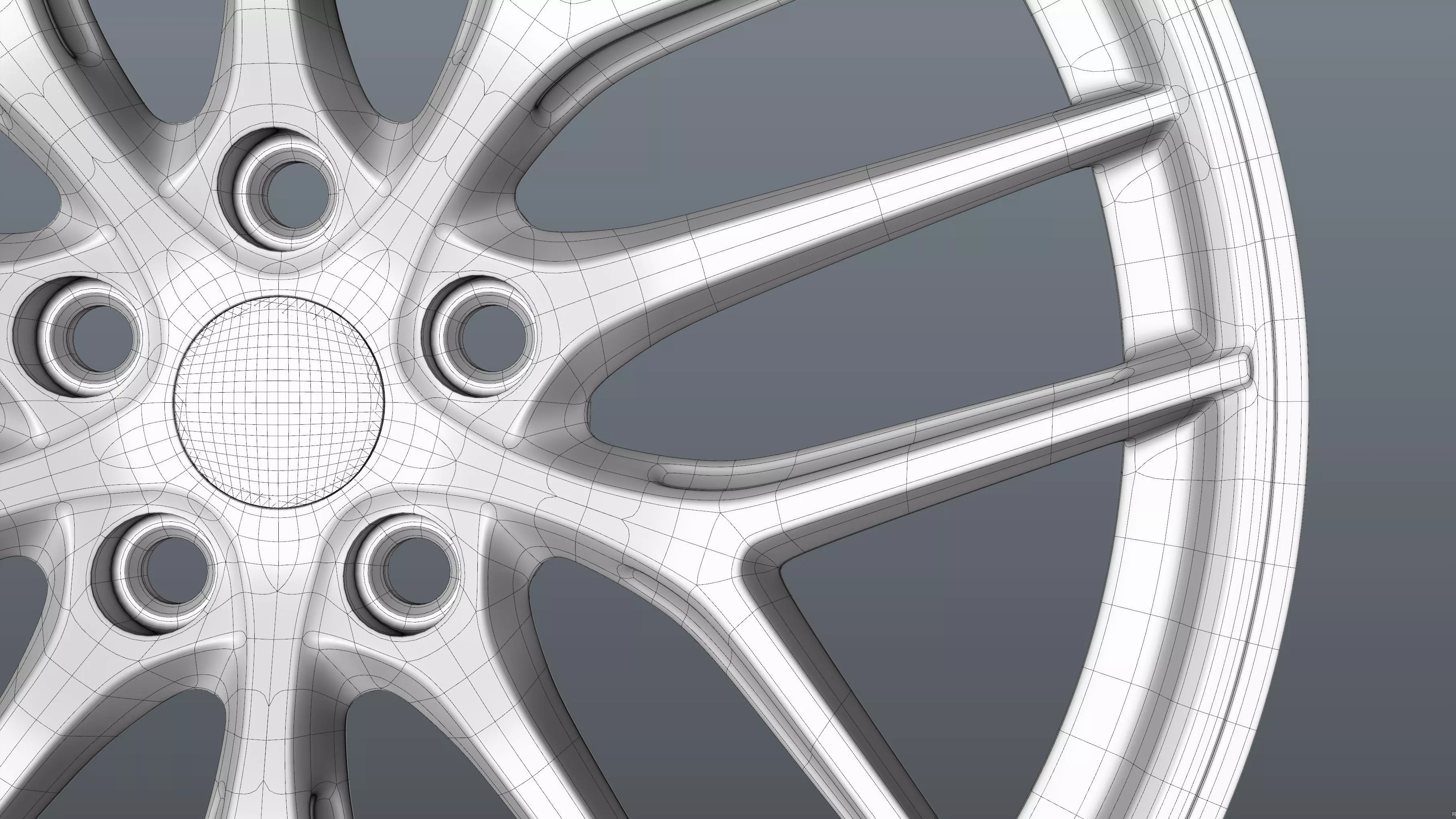 BBS CC-R Low-poly 3D model_33