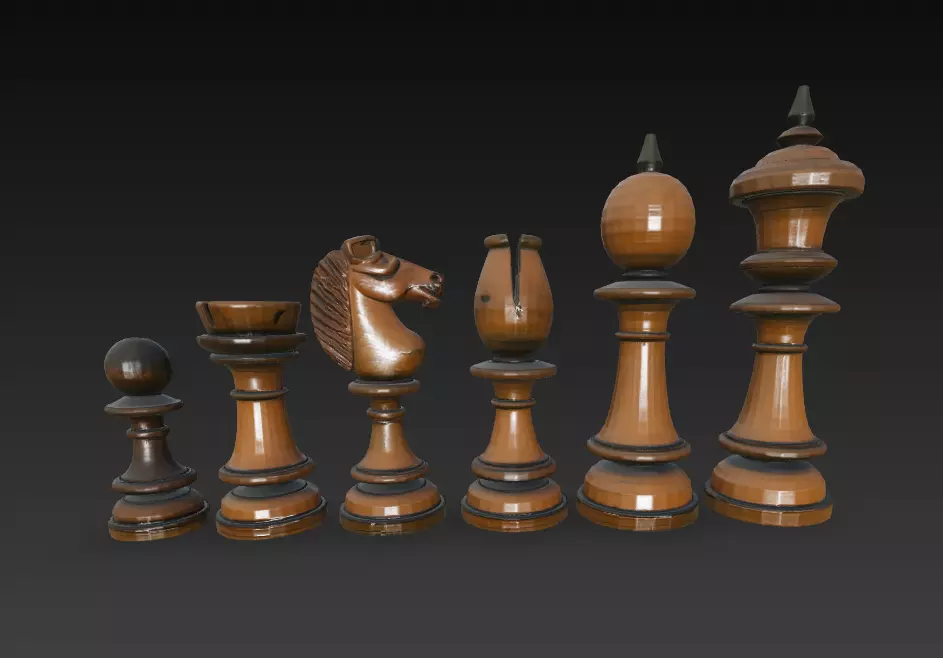 JUEGO DE AJEDREZ DE COLECCION SUGERENTE 3D print model_1