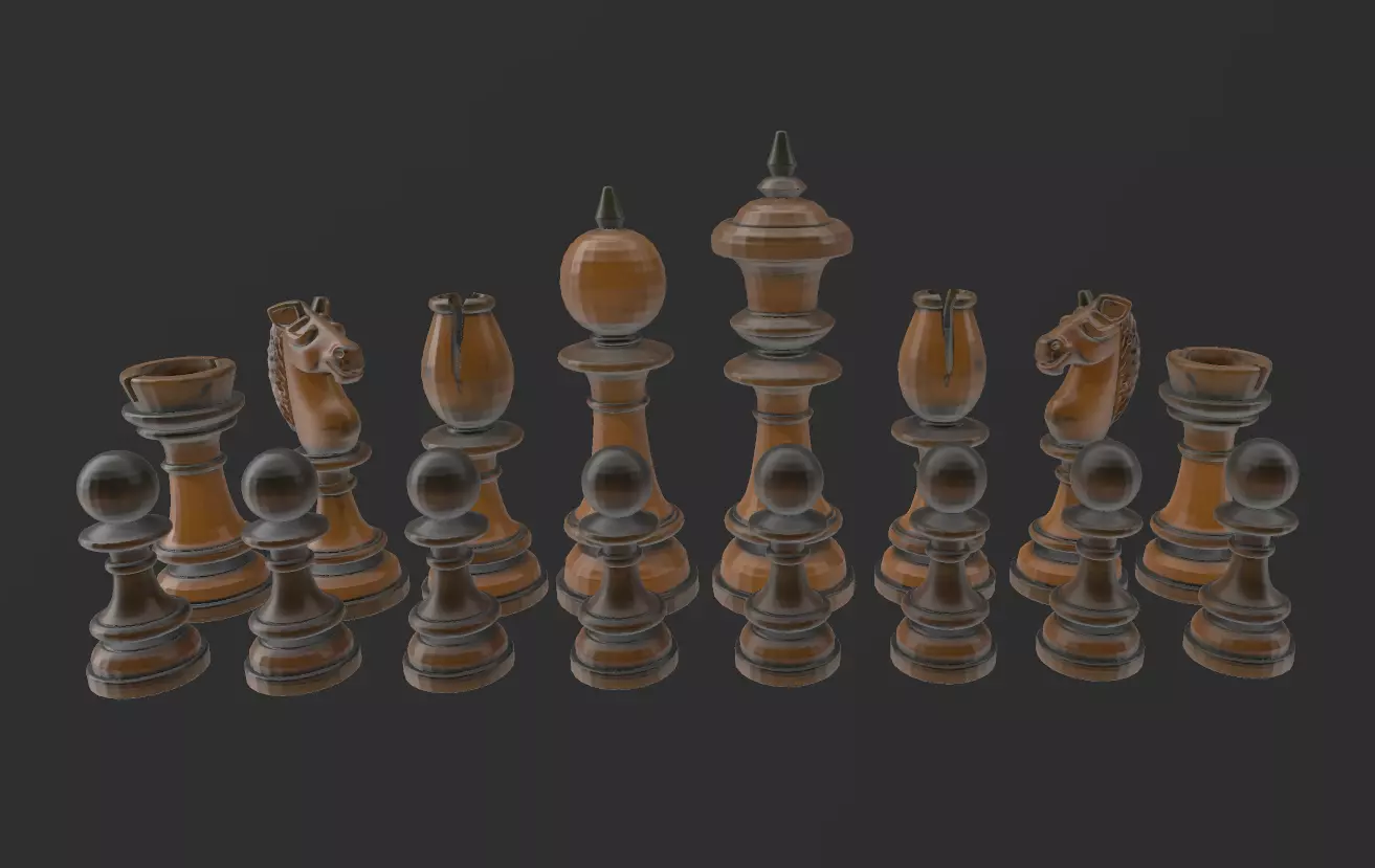 JUEGO DE AJEDREZ DE COLECCION SUGERENTE 3D print model_0