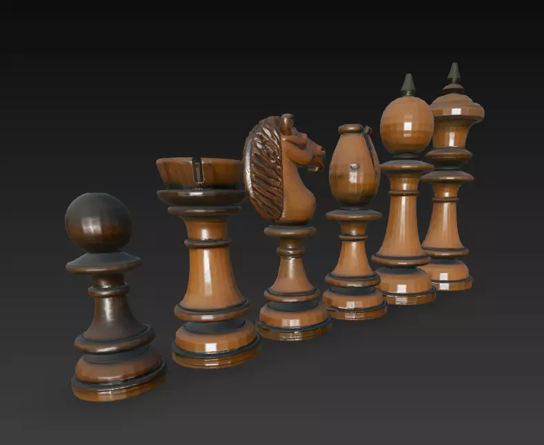 JUEGO DE AJEDREZ DE COLECCION SUGERENTE 3D print model_3