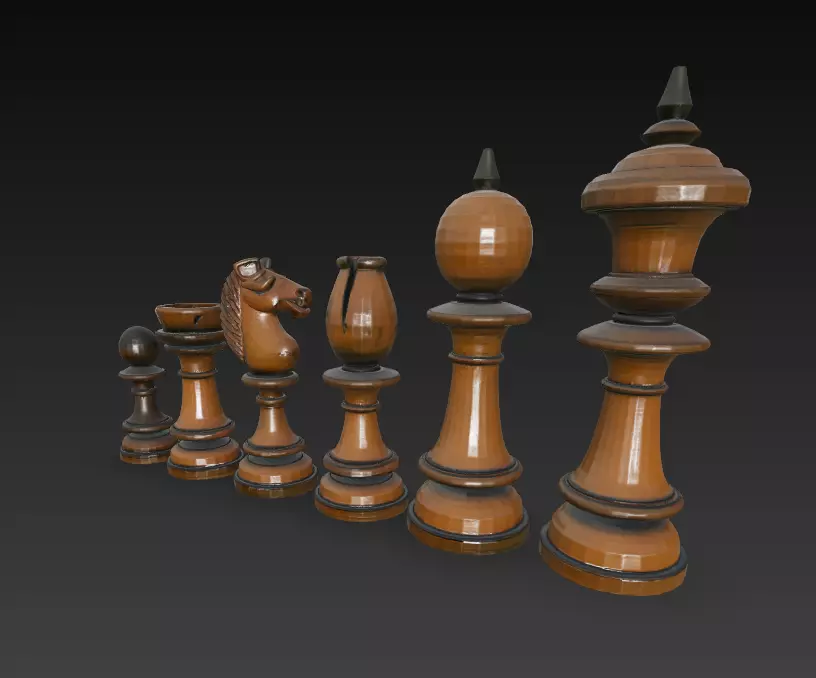 JUEGO DE AJEDREZ DE COLECCION SUGERENTE 3D print model_2