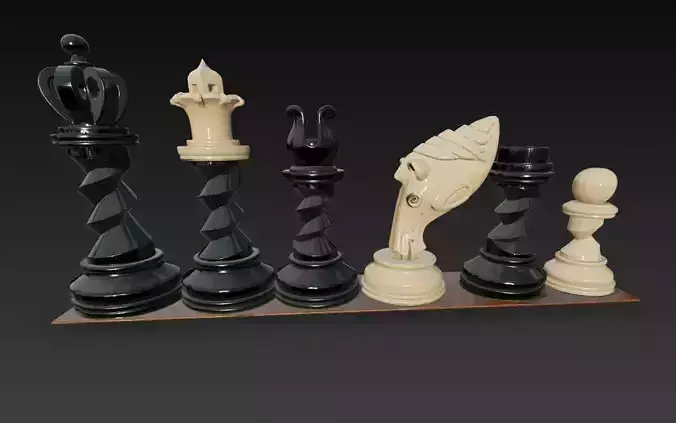 JUEGO DE AJEDREZ DE COLECCION ROSCA