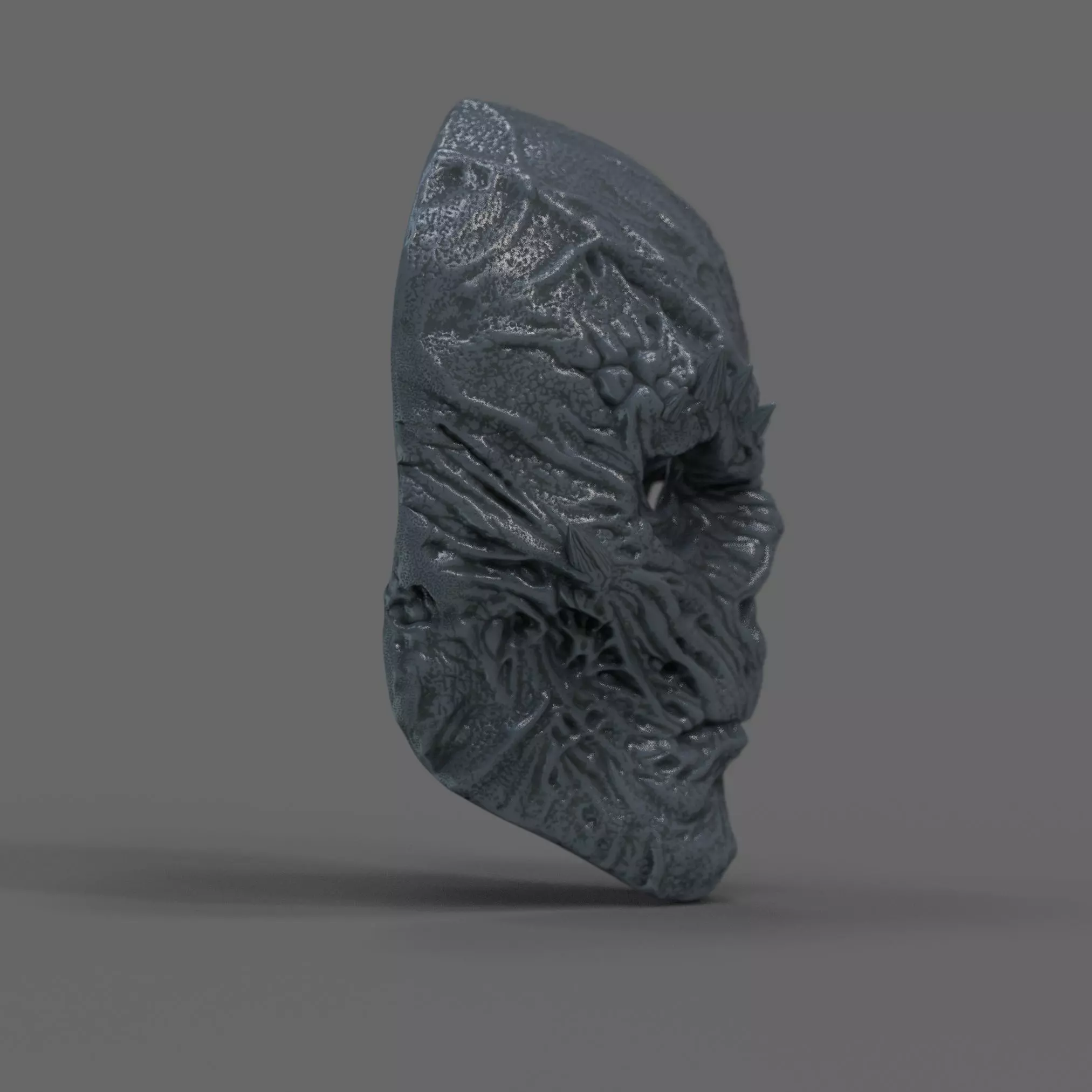 Zombie Mask 3D print model_4