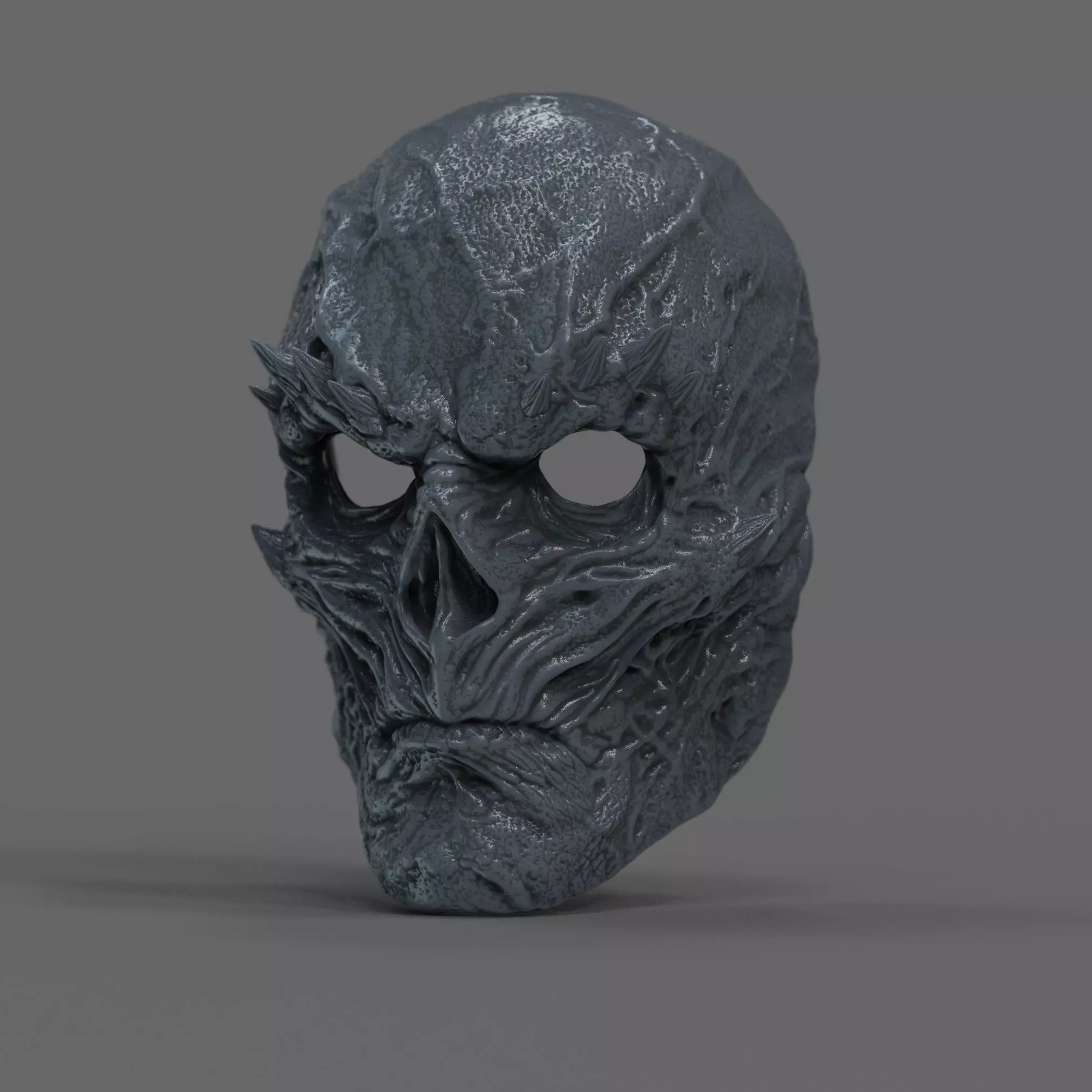 Zombie Mask 3D print model_3