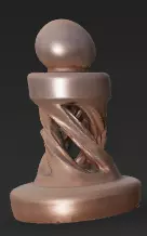 AJEDREZ ESPIRAL 3D print model_7