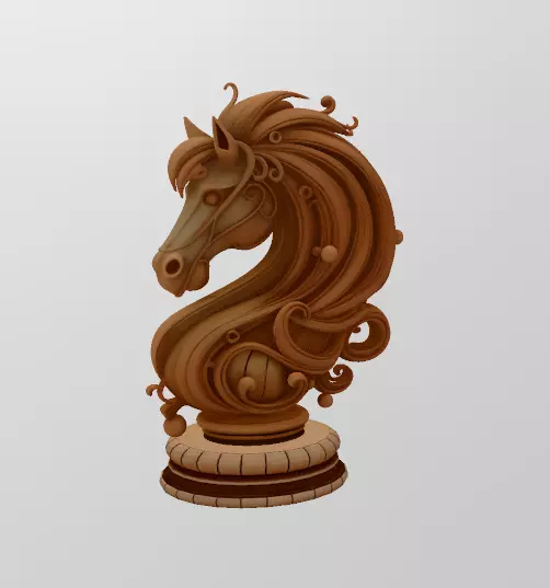 AJEDREZ SUPERLUJO 3D print model_9