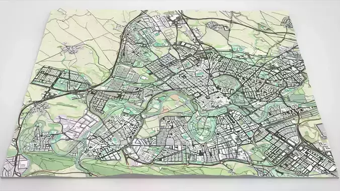 Cityscape Pamplona Spain