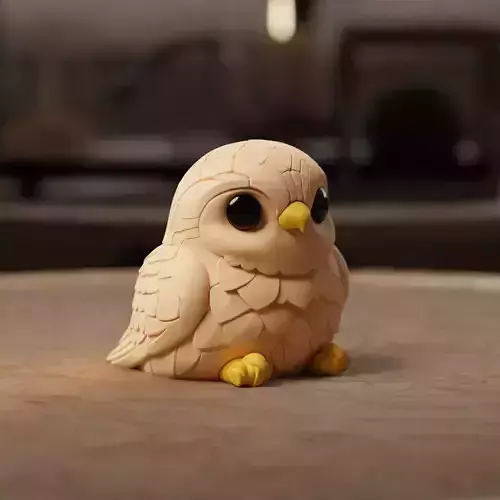 Chibi Eagle STL KEYCHAIN