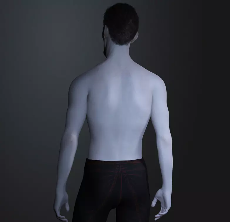 Vampire Lord  Dark Fantasy Male Character Low-poly 3D model_3