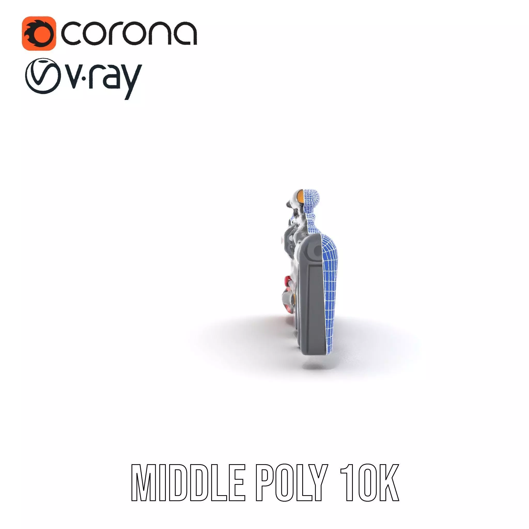 Futuristic Plasma Rifle model pack Low-poly 3D model_27