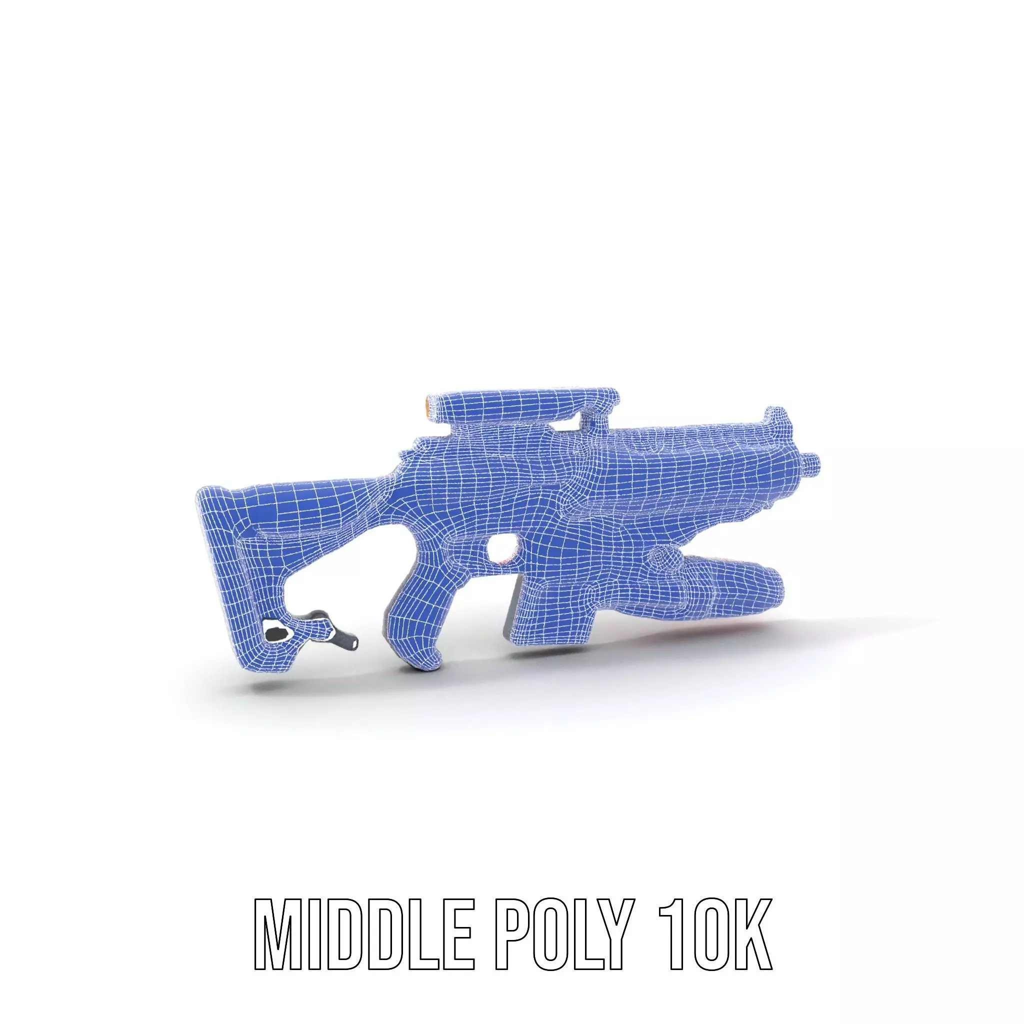 Futuristic Plasma Rifle model pack Low-poly 3D model_18