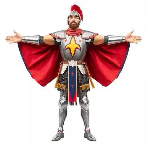 Crimson Knight Armor model pack Low-poly 3D model