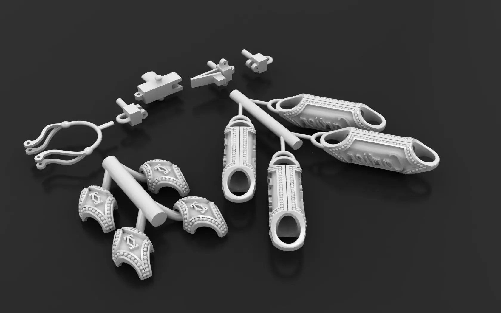 CARRTIER BRACELET WITH ENAMEL 3D PRINT MODEL 3D print model_16